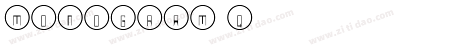 MONOGRAM Q字体转换